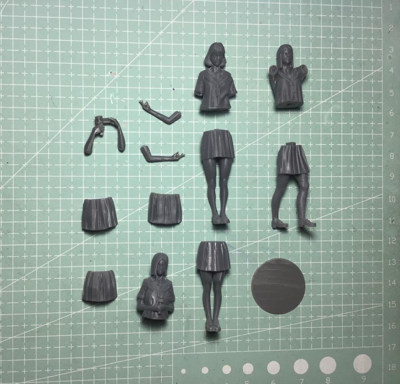 1/24 Harz Modell Abbildung Kits GK ， Unmontierter unbemalter Bausatz