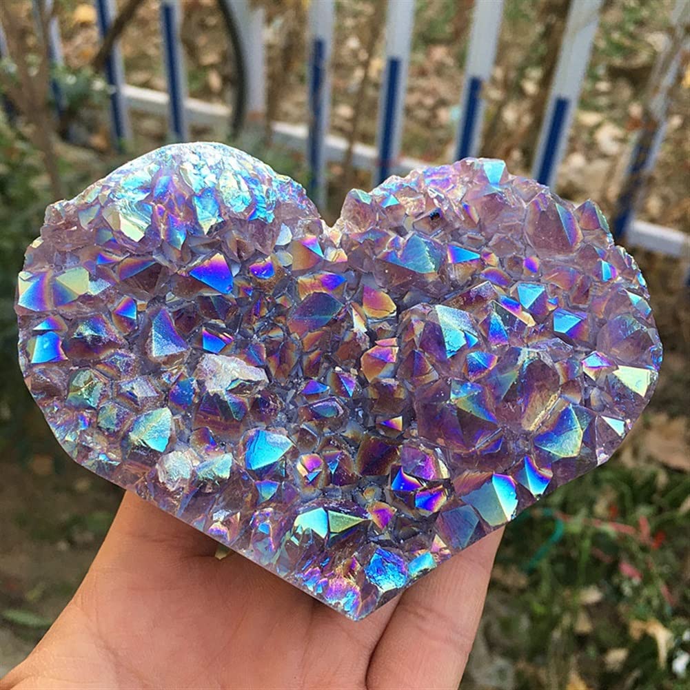 ❤️天然水晶皿　✴️虹入り　透明感良く　梨形　水晶　クリスタル Amazon.co.jp: 天然水晶ラフ 1 PC レインボークリスタルオーラ