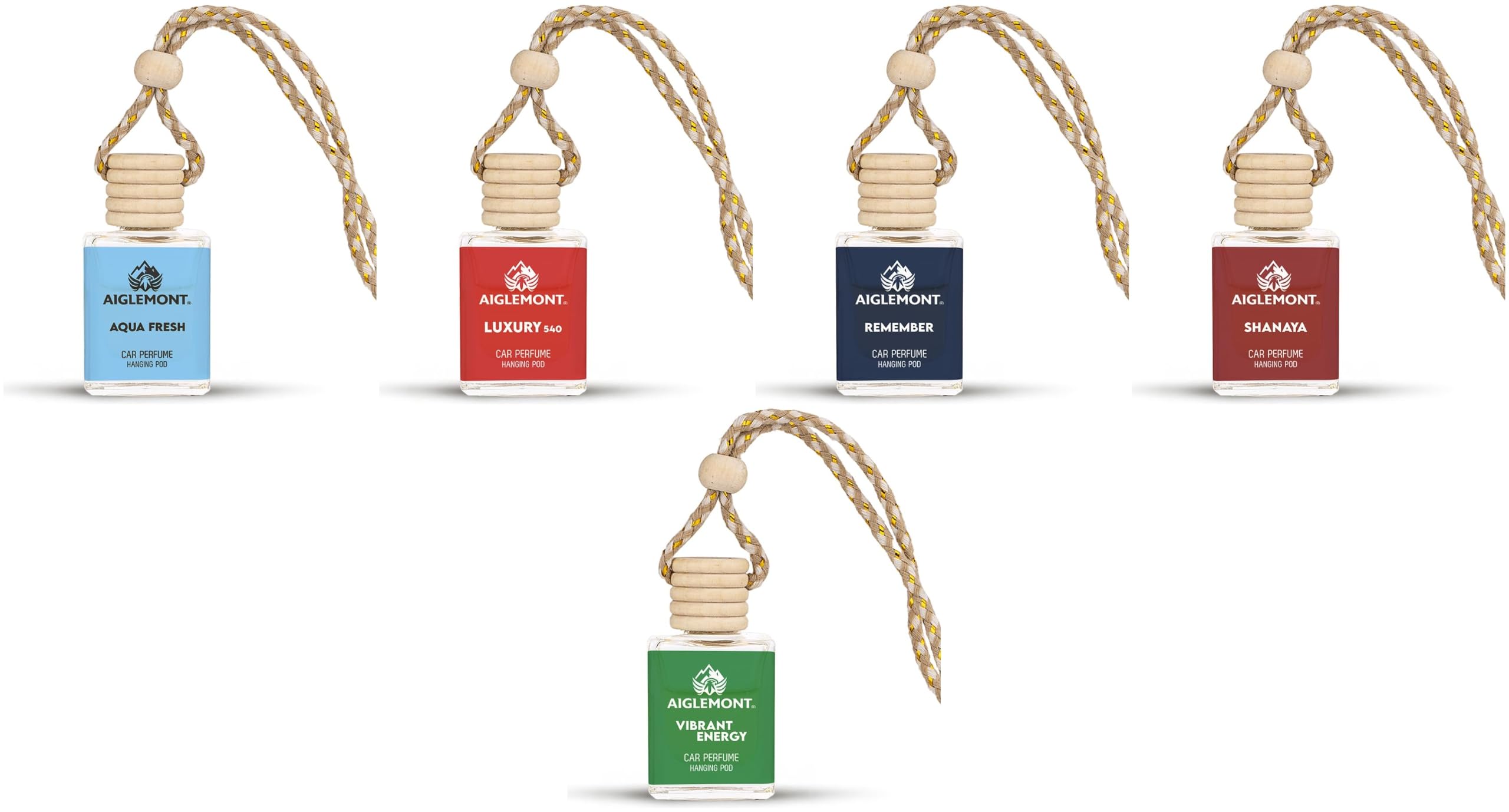 Car Perfumes combos | Aqua Fresh+ Luxury 540 + Royal Remember+ Shanaya+ Vibrant Energy| Combo of 5 | 10 ml Each-image-42