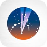 The star chart can be magnified up to 5 times with the pinch-in and pinch-out zoom gestures in the full screen display.