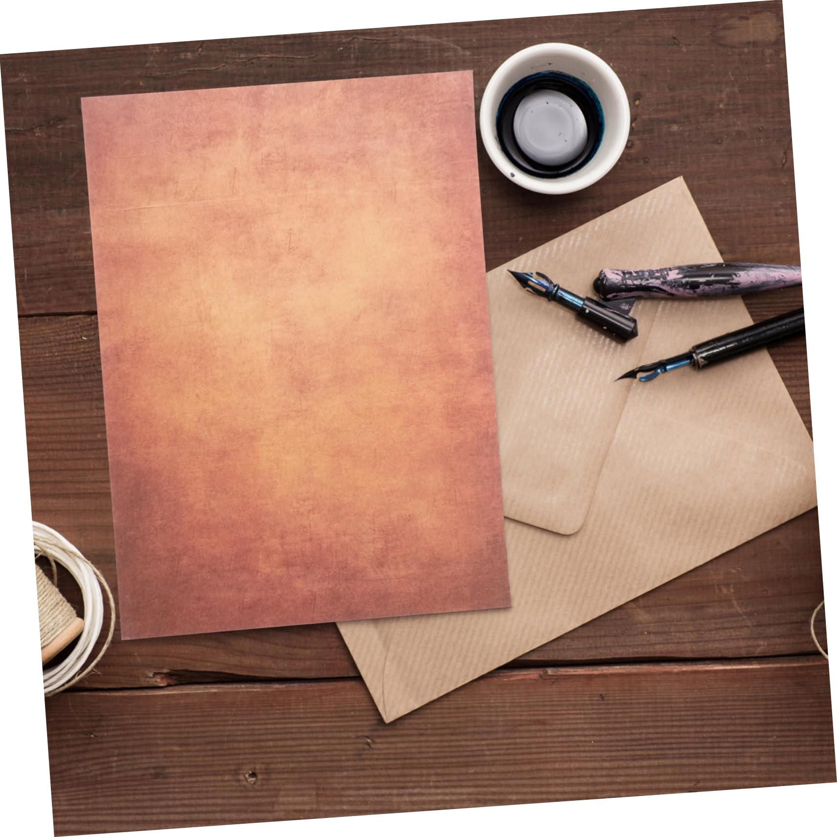 100 Blatt Briefpapier-packung – Retro-vintage-stil – Blanko-briefpapier – Ideal Für Schreibbedarf