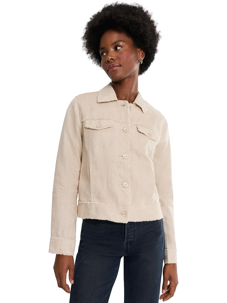 Beige Tommy Bahama Two Palms Raw Edge Shine Jacket