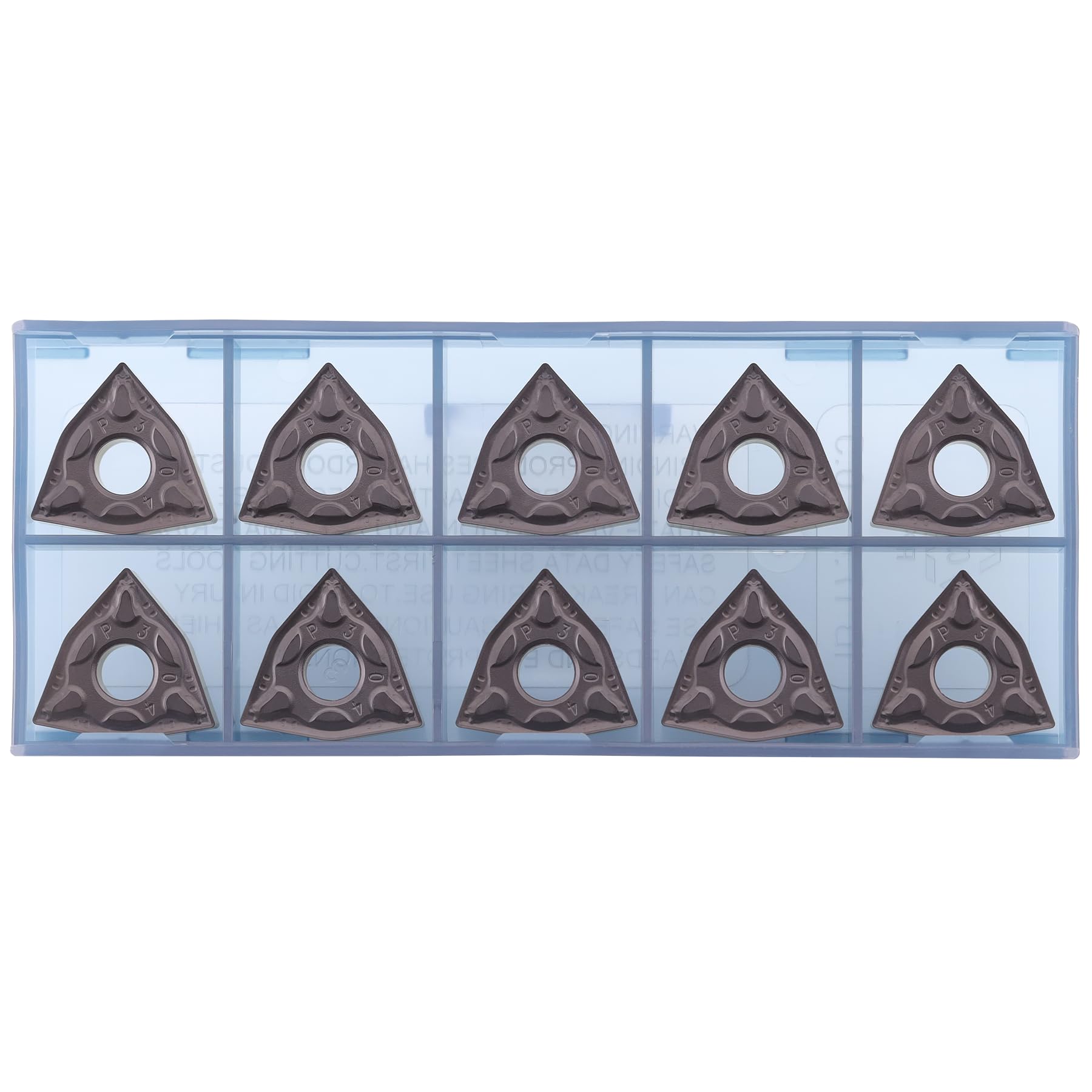 CNC Hartmetalleinsätzen Wendeplatten WNMG080404 WNMG431 - universelle Stahlbearbeitung, Dreheinsätze -TiN Beschichtung, 10 Stück