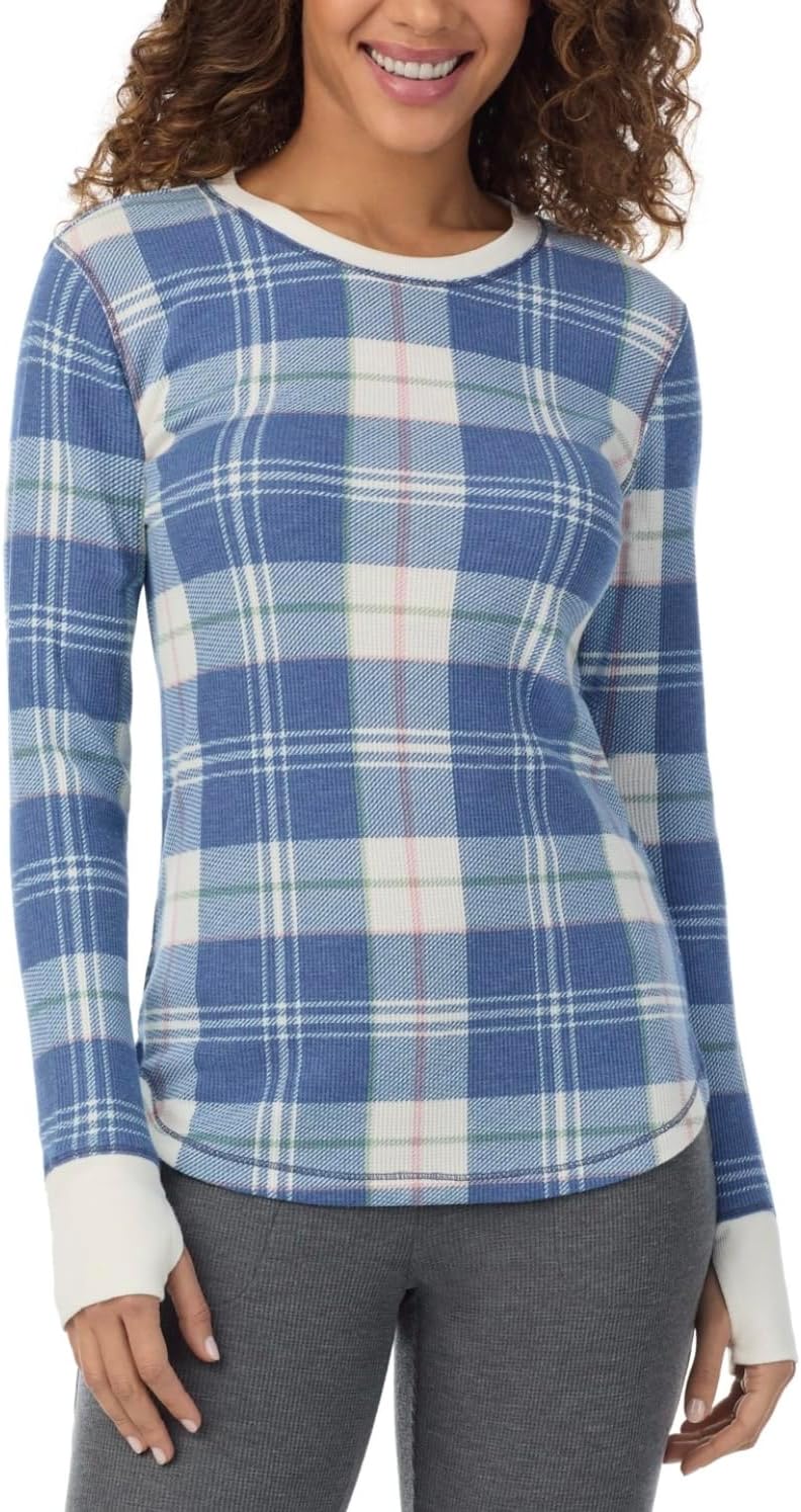 Warm Stretch Thermal Crew with Thumbholes by Cuddl Duds