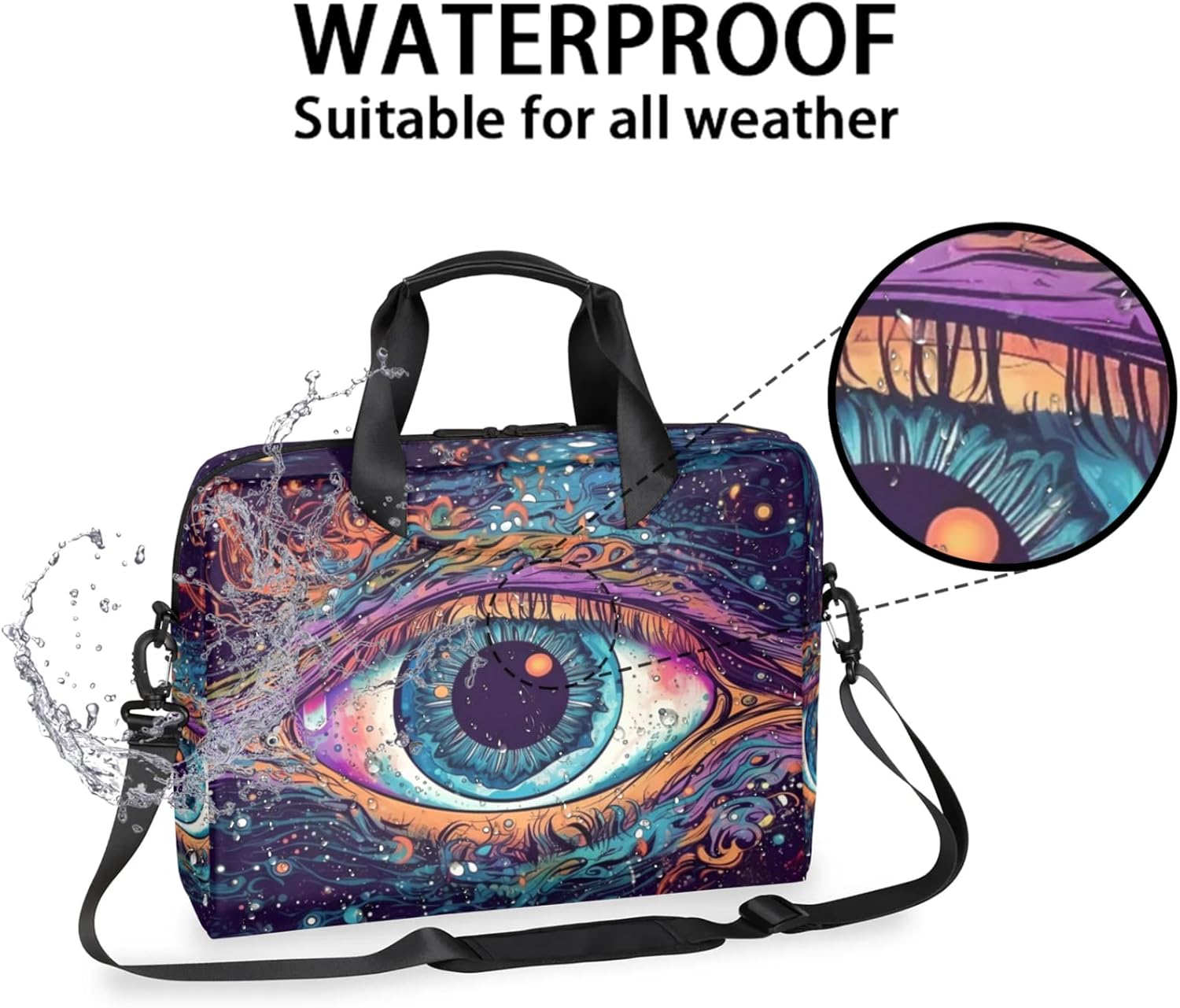 cfpolar Laptop Bag Laptop Satchel Briefcase Adjustable shoulder Carrying for 15 inch-16 inch Laptop-1