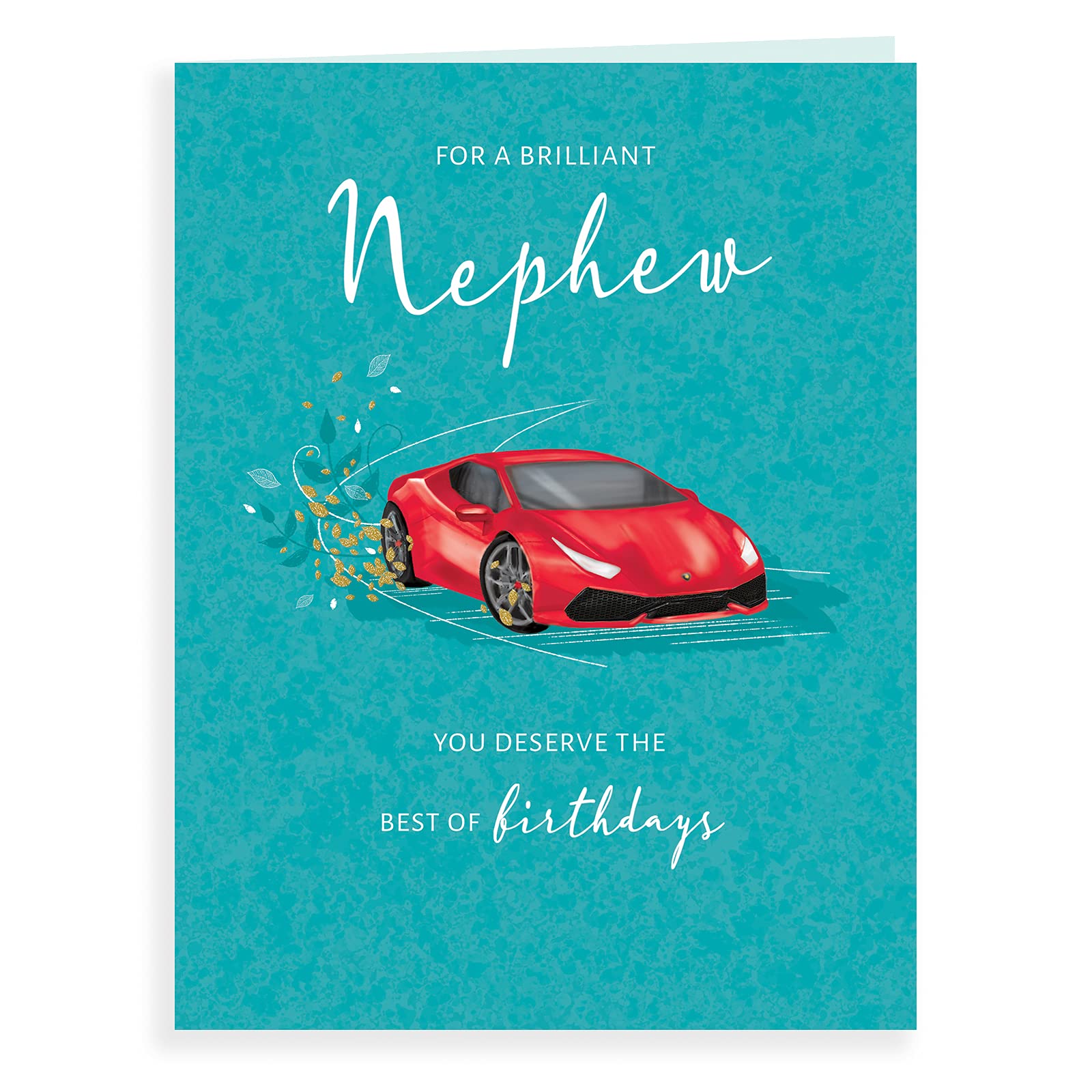 Piccadilly Greetings Koko Designs K70066,Luxury Beautiful Contemporary Birthday Card Brilliant Nephew ,blue- 8 x 6 inches -