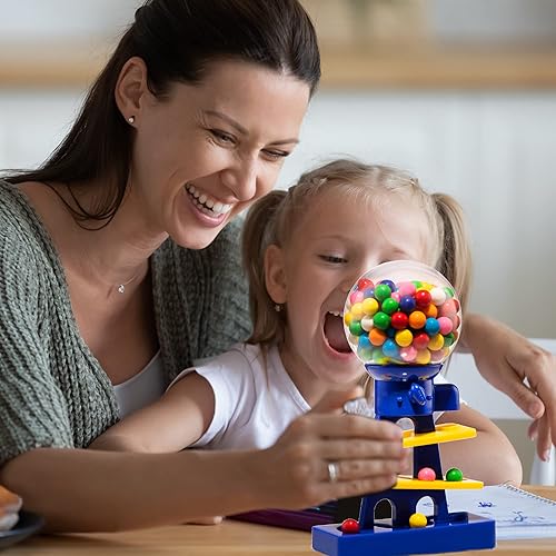 Miniatura 6 de Máquina de chicles Tower para niños - Banco de chicles y juguetes de 10 pulgadas - Dispensador de dulces incluye 25 bolas de chicle Dubble Bubble