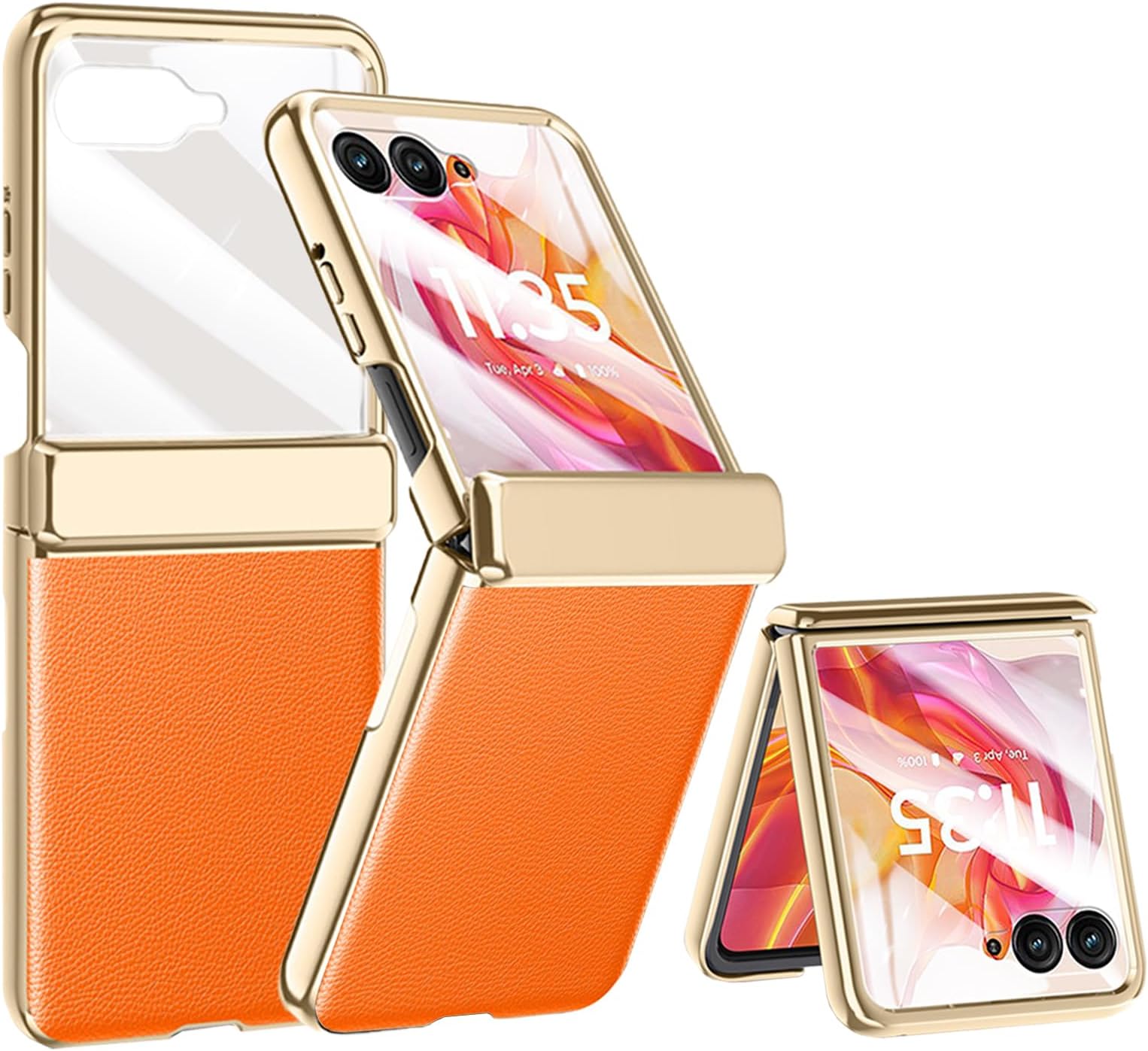 Amazon.com: Foluu Slim Fit Magnetic Clear Case for Motorola Razr+ (Plus ...