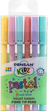 PENSAN KIDZ PASTEL KE EL  KALEM 6 RENK