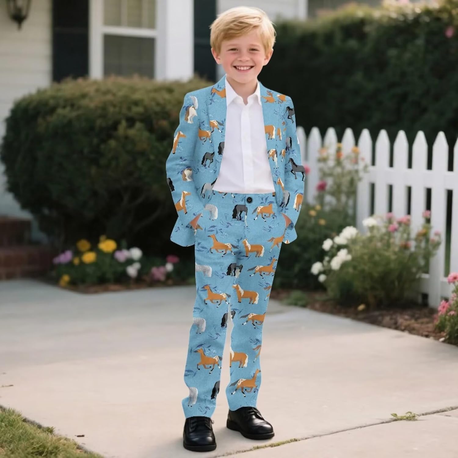 Kids Suit Set Boys Suit Kids Tuxedo Suits for Boys Blazer and Dress Pants Communion Boy Graduation Gifts Prom Party