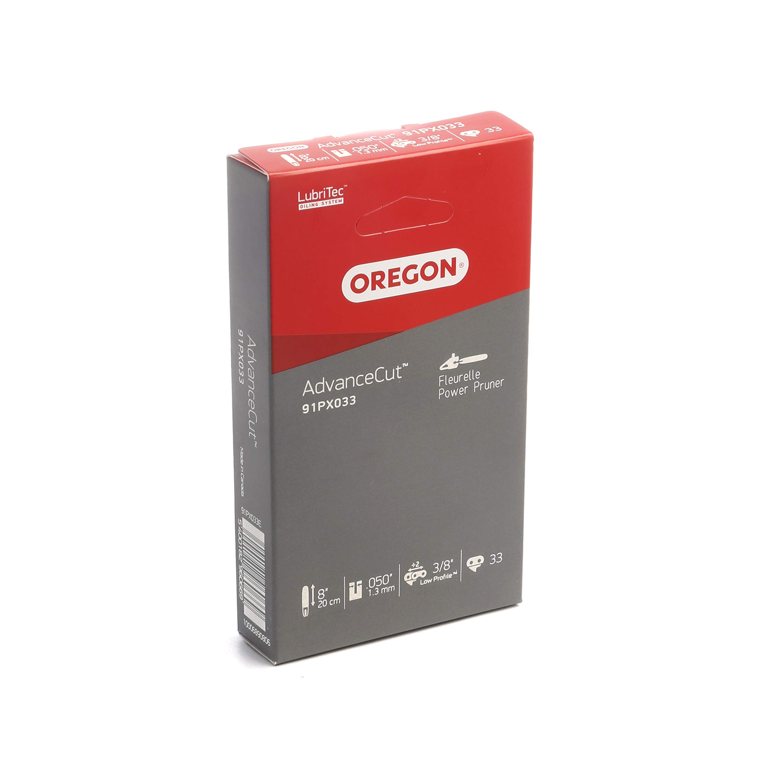 OREGON PS750 - Élagueuse sur Perche Télescopique 230V, Électrique et Filaire, Longue Portée & AdvanceCut 91PX Chaîne de tronçonneuse pour équiper les Elagueuses 20 cm Alpina, Einhell