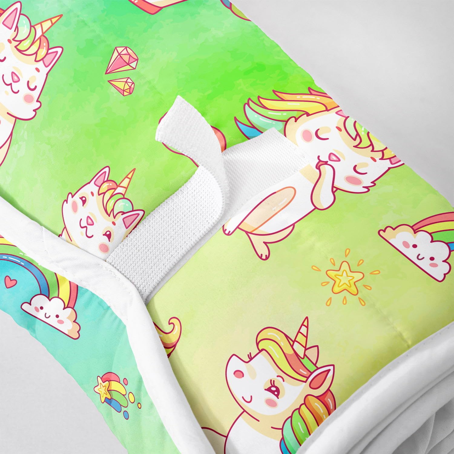 HOSIMA Nap Mat -Unicorn Sleeping Bag with Removable Pillow - Image 4
