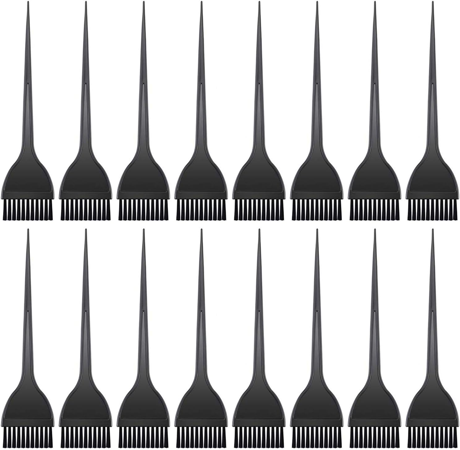Hulless 16 Pcs Hair Dye Brushes Color Tint Applicator for Salon Use Home DIY Dyeing, Black