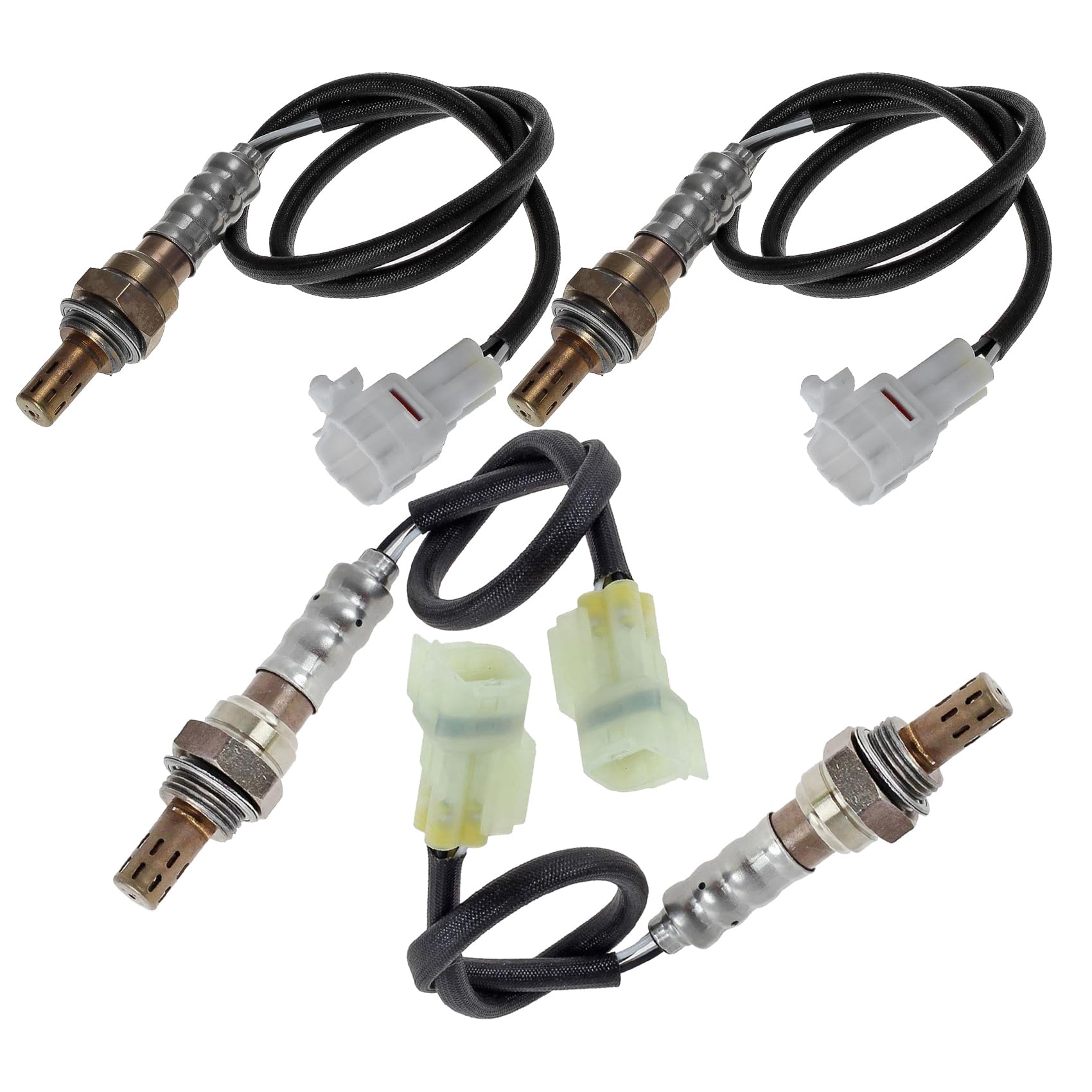 CCIYU Downstream Oxygen Sensor Set – Front & Rear – For 2001 Suzuki Grand Vitara 2.7L – 4-Wire – 2-Piece