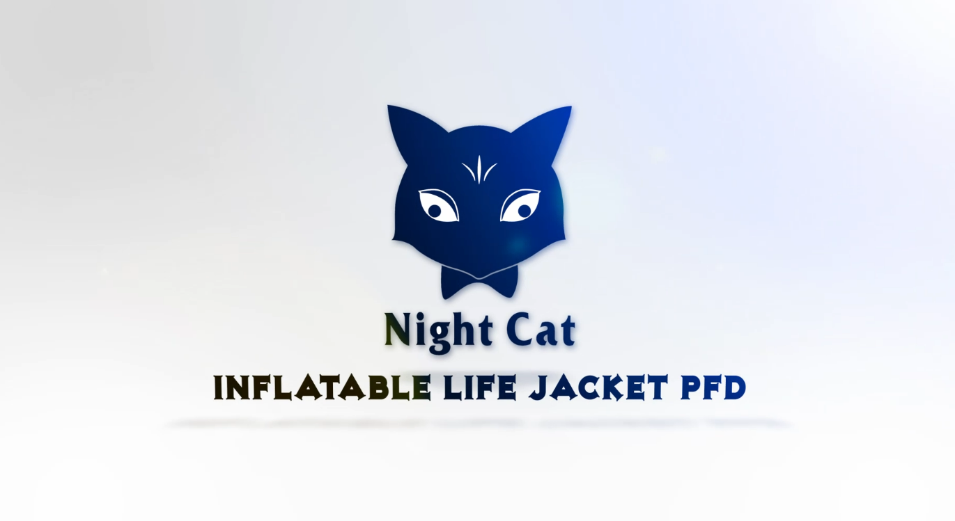 Night Cat Inflatable Life Jacket