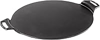 Lodge 15 Inch Seasoned Cast Iron Pizza Pan - Crispy Restaurant-Style Crust, Superior Heat Retention, USA Made