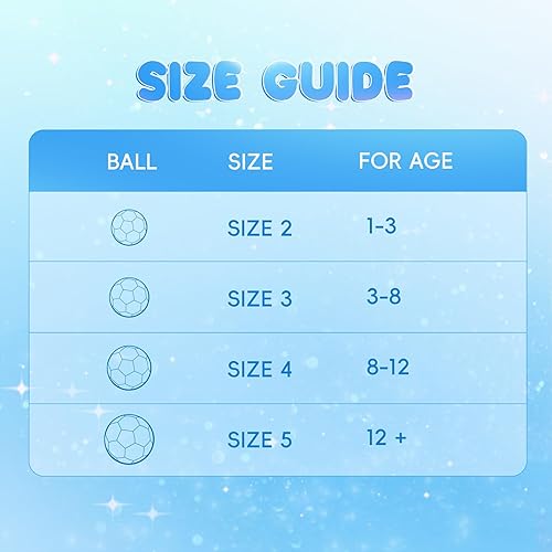 Miniatura 2 de Balón de fútbol para niños, tamaño 2, 3, 4, unicornio con purpurina, dinosaurio, para niños pequeños de 1 a 3, 3, 8, 8 a 12 años, pelota inflable