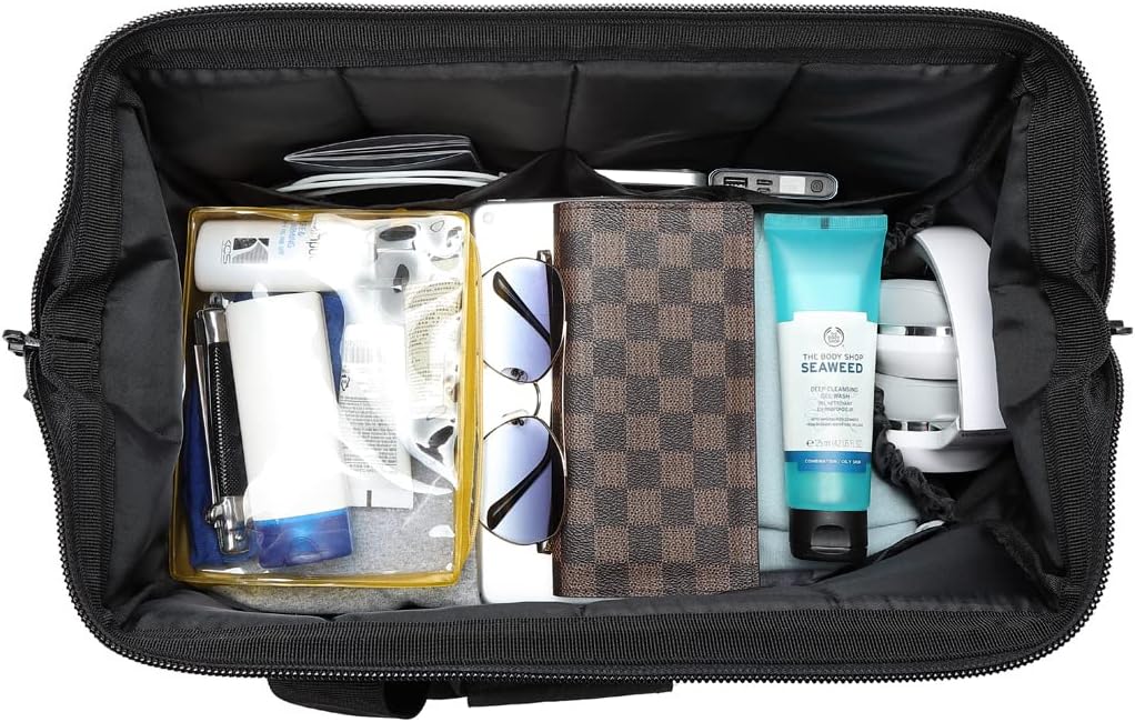 Travel Bags Big Duffel Bags for Luggage Perfect for Traveling Camping and Sports Waterproof Nylon Material with Detachable Shoulder Strap Stay organized on your trips