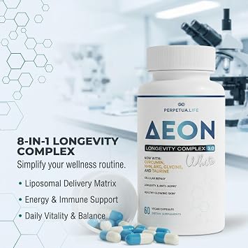 AEON Longevity Complex White Supplement, 60 Capsules