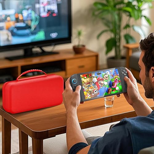 Miniatura 7 de daydayup Estuche de transporte, rojo