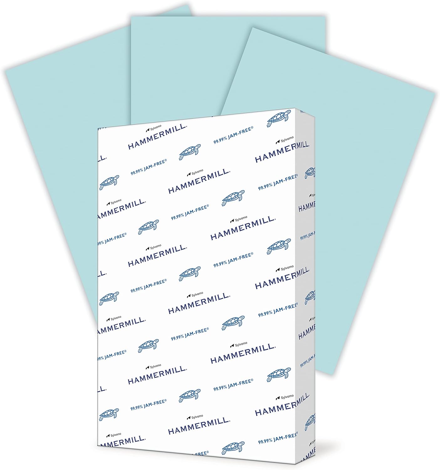 Hammermill Colored Paper, 20 lb Blue Printer Paper, 11 x 17-1 Ream (500 Sheets) - Made in the USA, Pastel Paper, 102137R