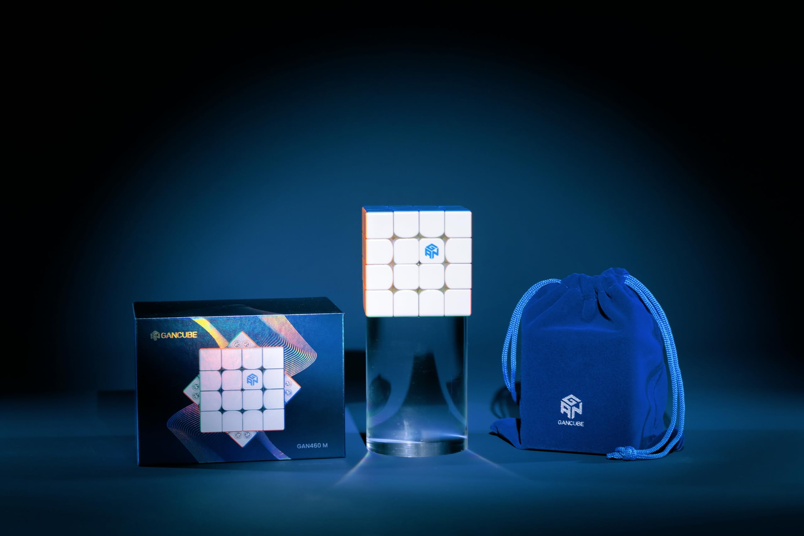 GAN 460M V2 UV 4x4 Magnetic Speed Cube – Professional Puzzle