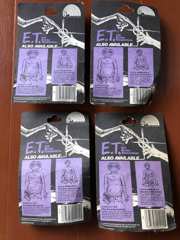 映画E.T.』1982年 フィギュア 4点セット SFビンテージ宇宙人