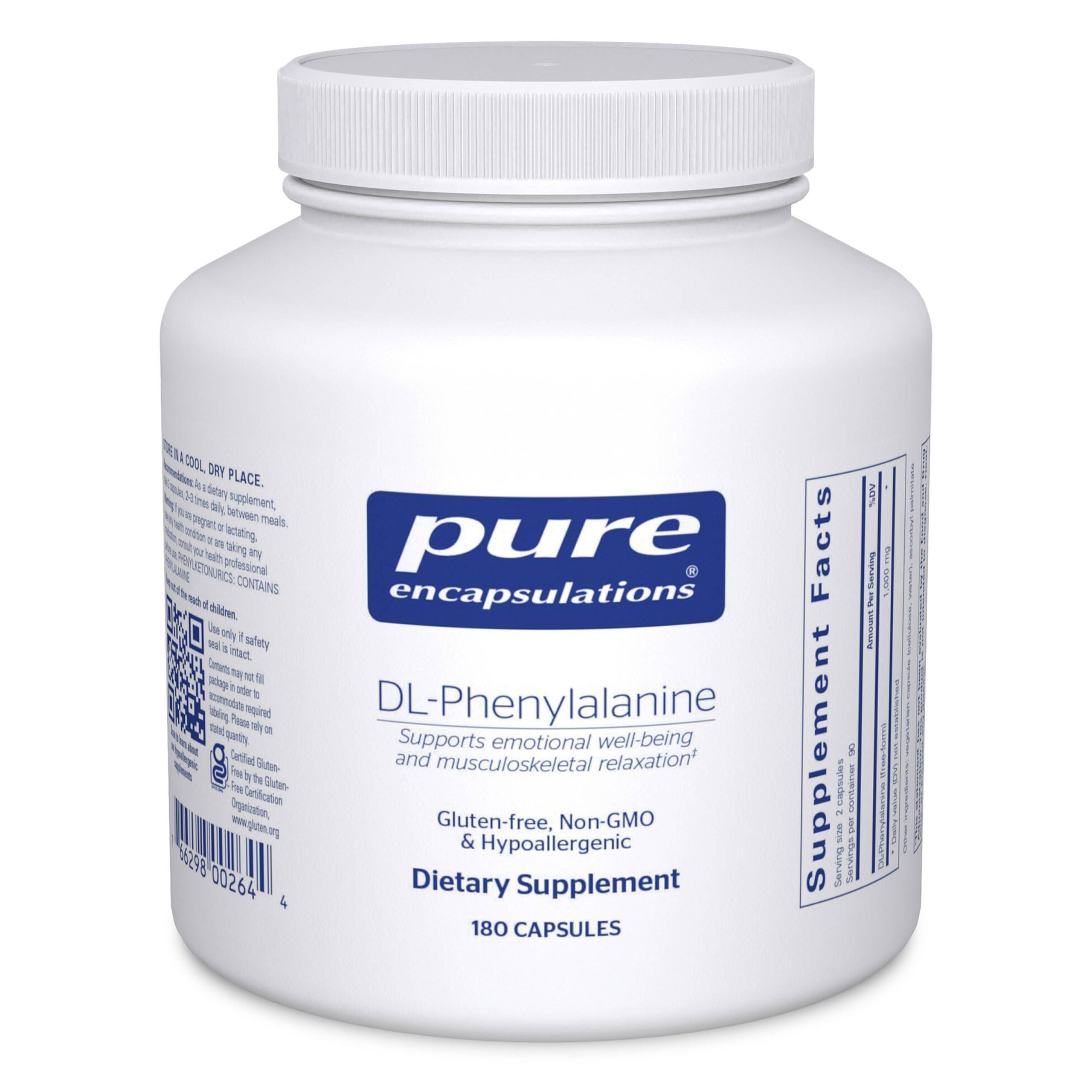 Pure Encapsulations DL-Phenylalanine, 90 Capsules — Amazon image 8