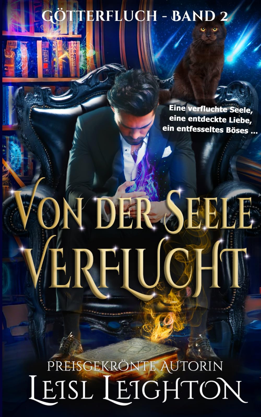 Von der Seele verflucht: Götterfluch-Serie Band 2 (Götterfluch-Serie: Eine Schicksalsgefährten-Stadtfantasie-Romanze)