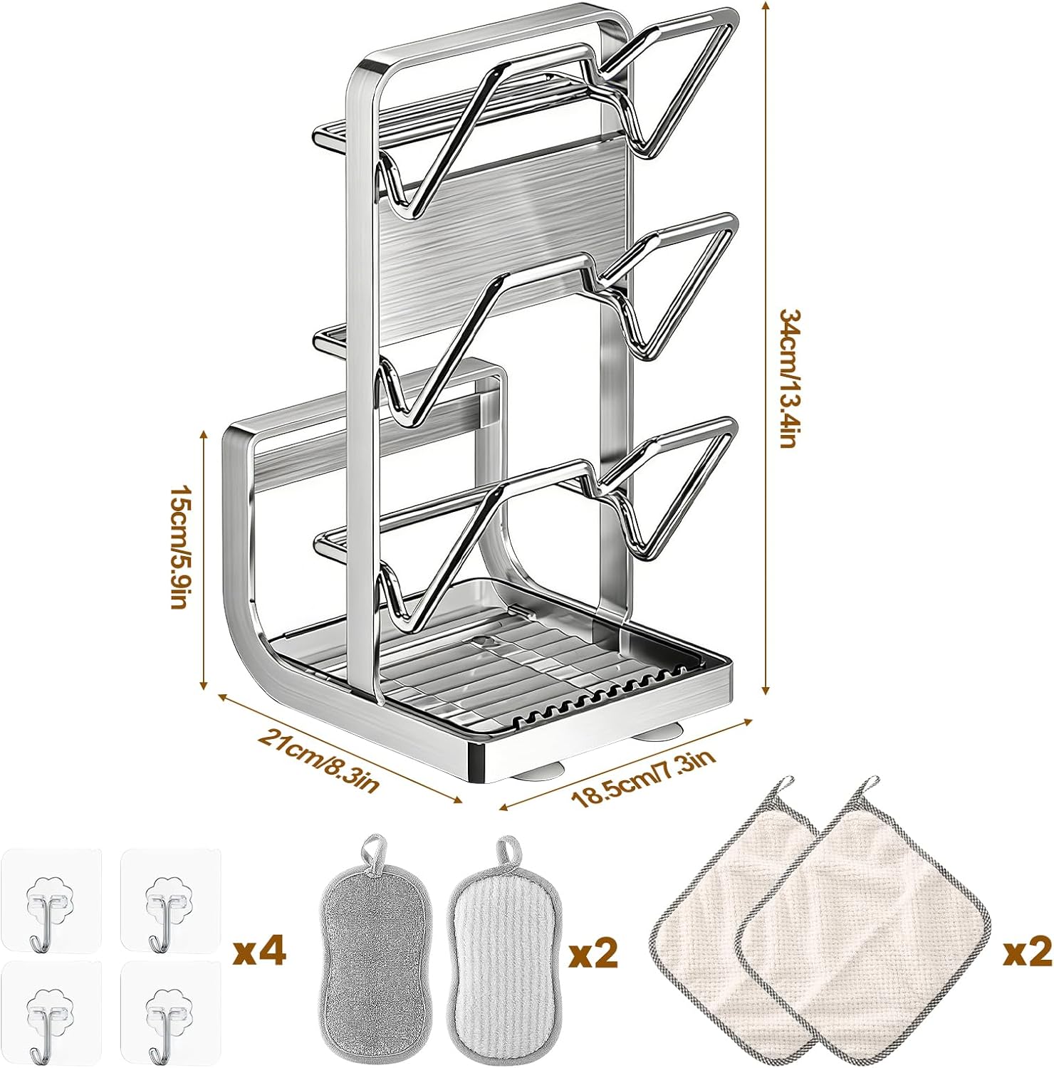 Kitchen Pot Lid Storage Rack, Multifunctional Pot Lid Organizer Rack, Lid Holder While Cooking, Lid And Spoon Rest, Thickened Carbon Steel Material (style4)