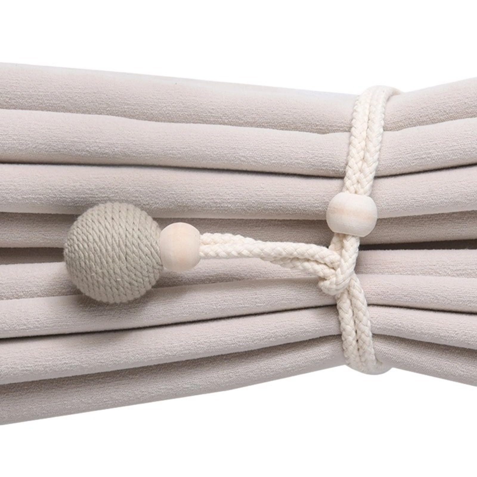 Oxxggkao Curtain Tiebacks Rope 2pcs, Decorative Curtain Holdbacks Hook for Home Outdoor Bedroom Decorative Curtains Holders Holdbacks