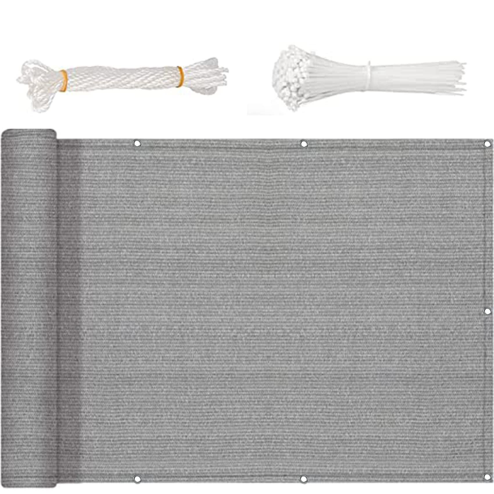 Couverture de confidentialité grise en HDPE 220g/m² haut de gamme