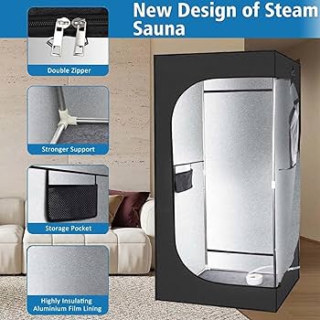 Amazon.co.jp: テントサウナ 1人用 360°全身ヒートスチーム