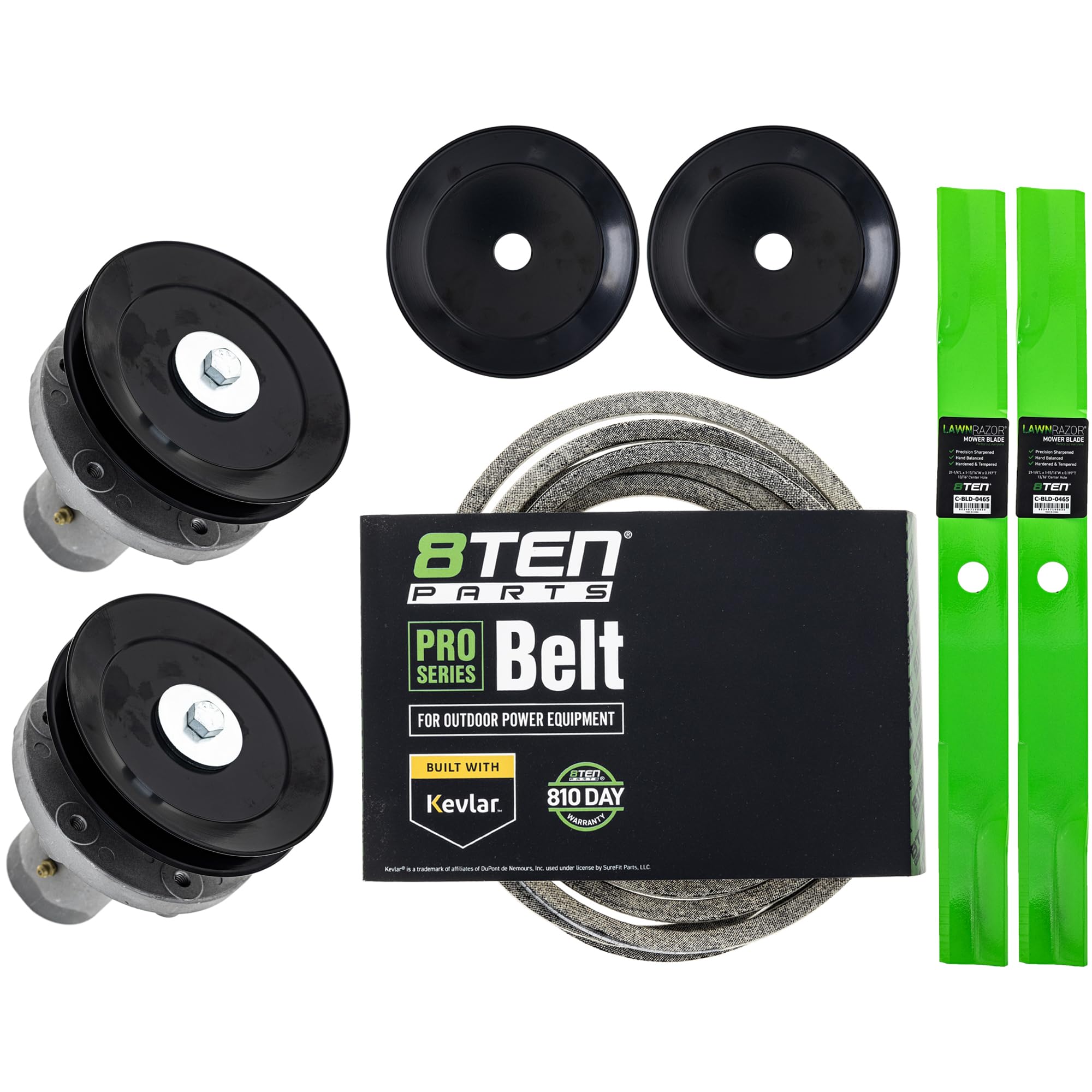 Amazon.com : 8TEN Blade Spindle Belt Kit for Snapper Simplicity