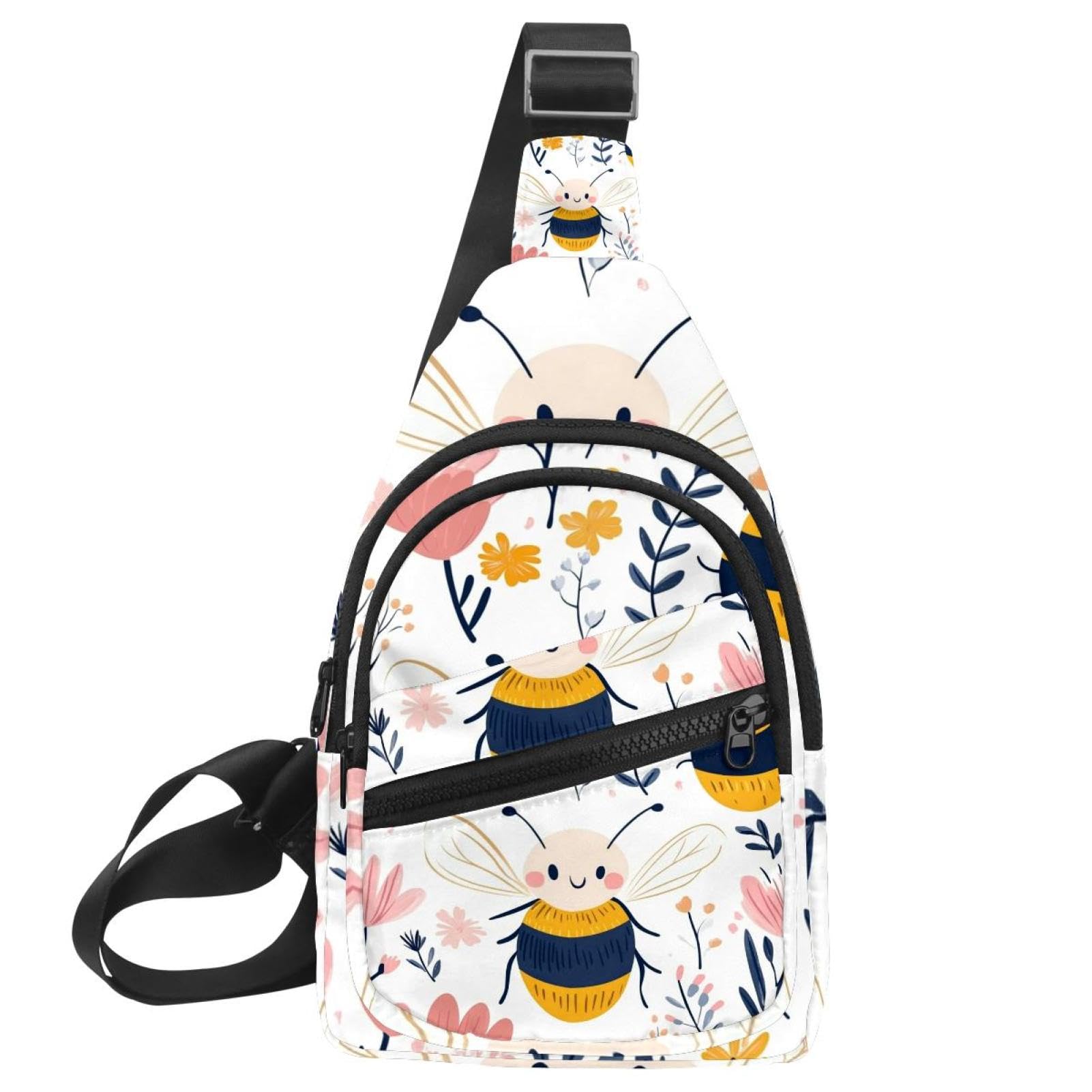 Mochila de pecho compacta de abeja de miel para viajar cómodo sin peso extra 7