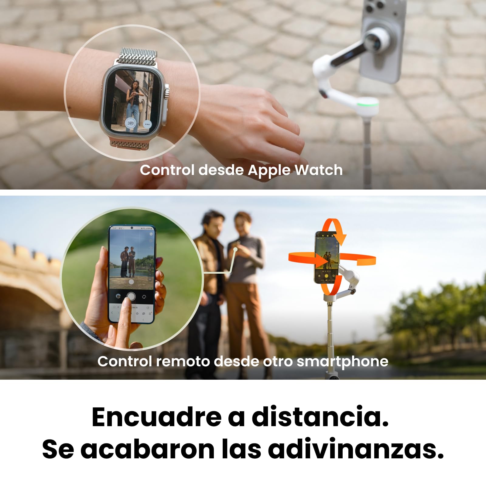 Estabilizador Gimbal Insta360 Flow 2 Pro para iPhone y Android, Gimbal IA para teléfono, para móvil para Viajes y Vlogs - Paquete definitivo para creador Gris