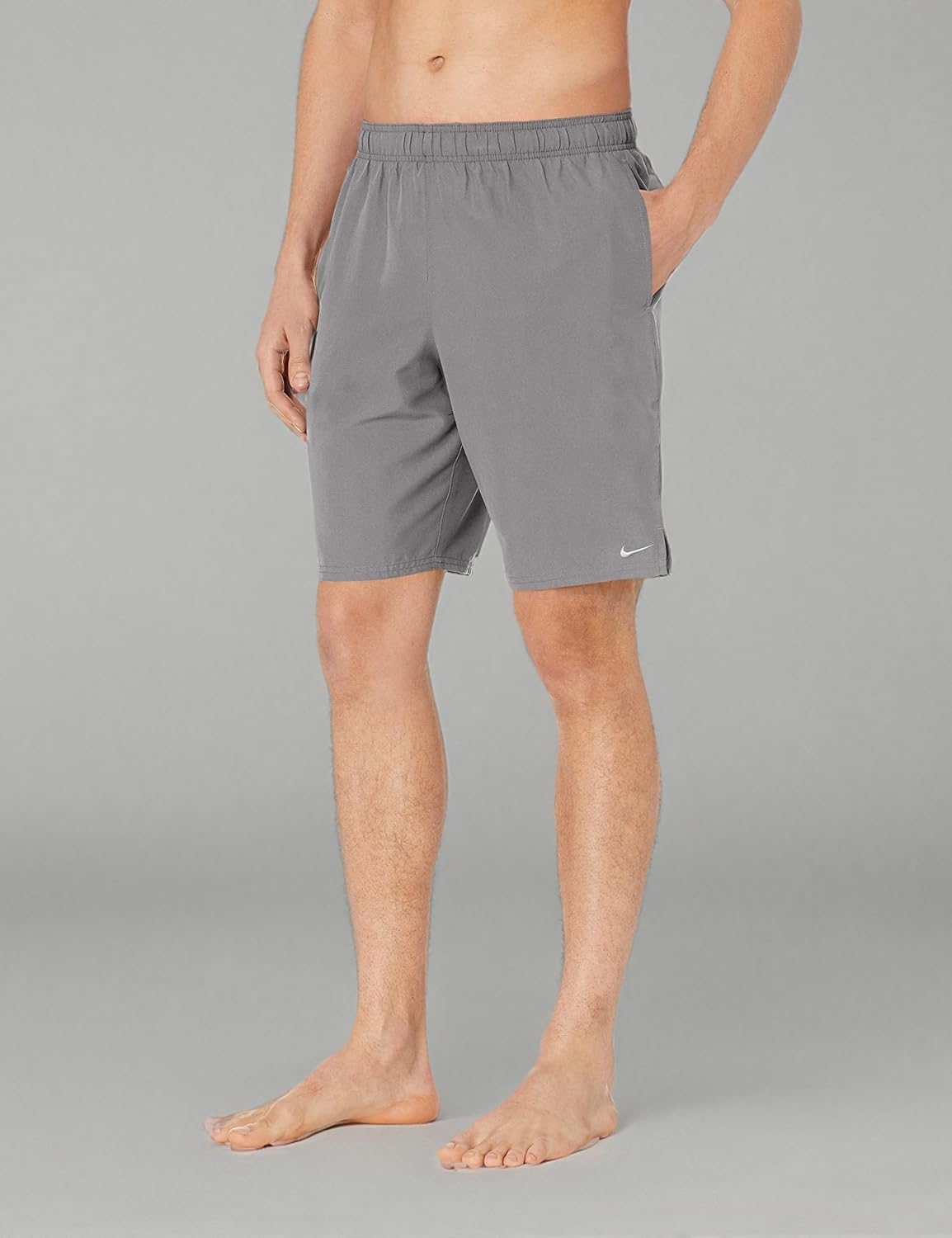 Nike Men's Solid Lap 9" Volley Short Swim Trunk