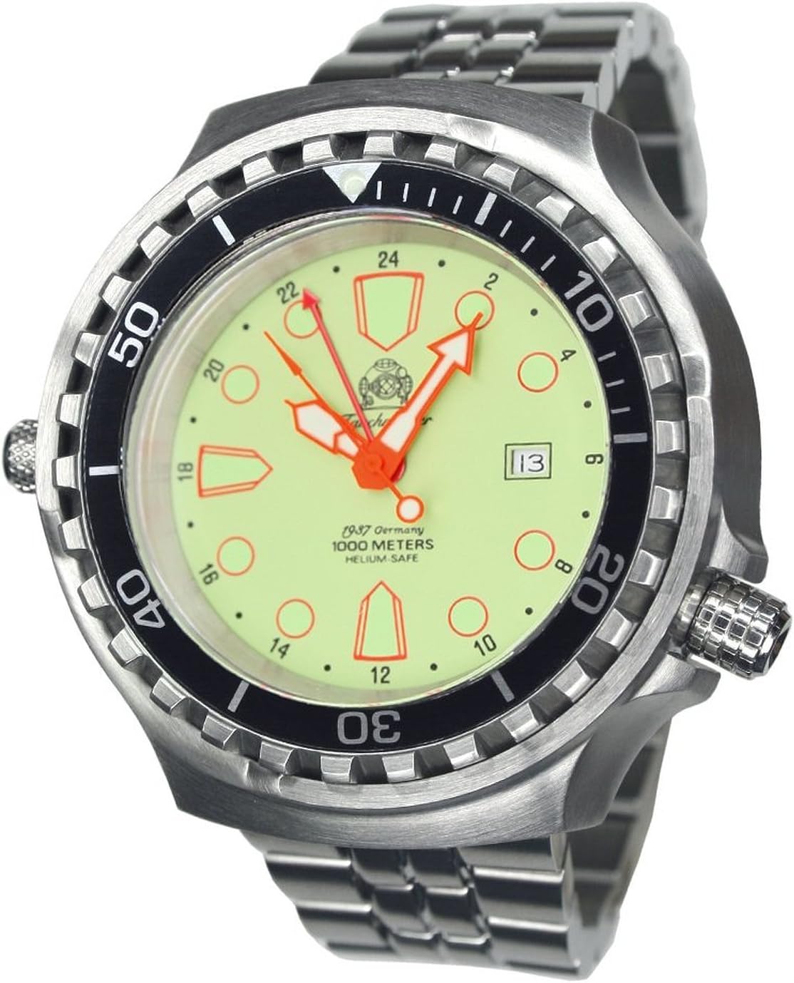 Tauchmeister Germany Diver Watch with 24h Automatic Movement T0276M