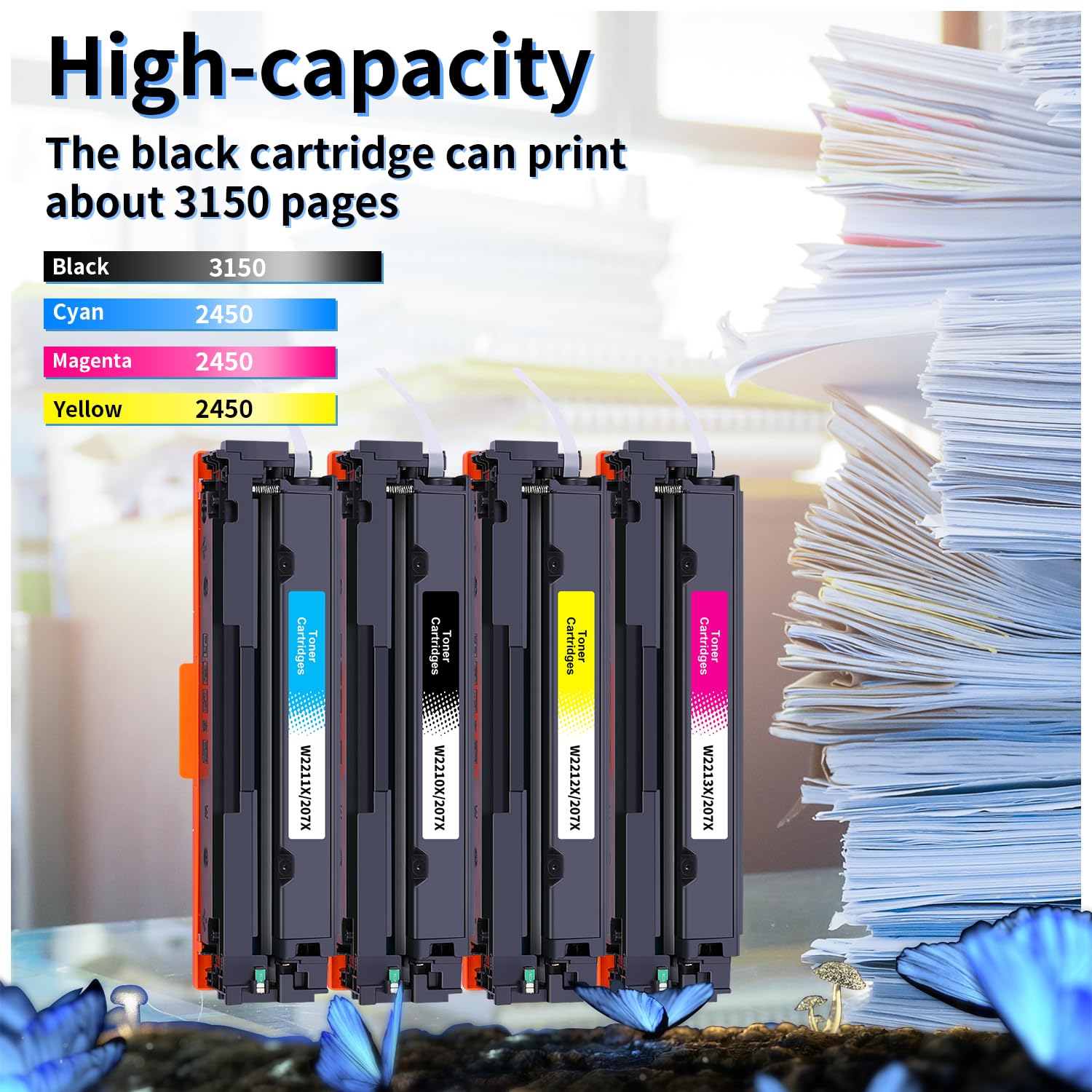 4x ejet Ersatz Toner für HP 207X 207A (Neu und originalverpackt) in