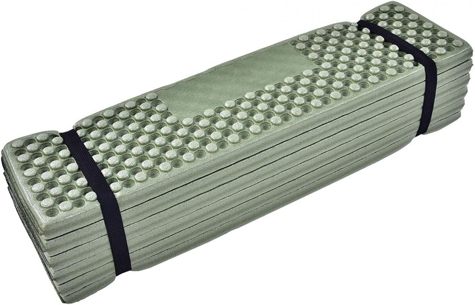Egg Crate Camping Pad, Outdoor Foldable Foam Mat Portable Waterproof Dampproof Sleeping Pad Lightweight Tent Rest Mattress for Hiking Outdoor Picnic(army green)