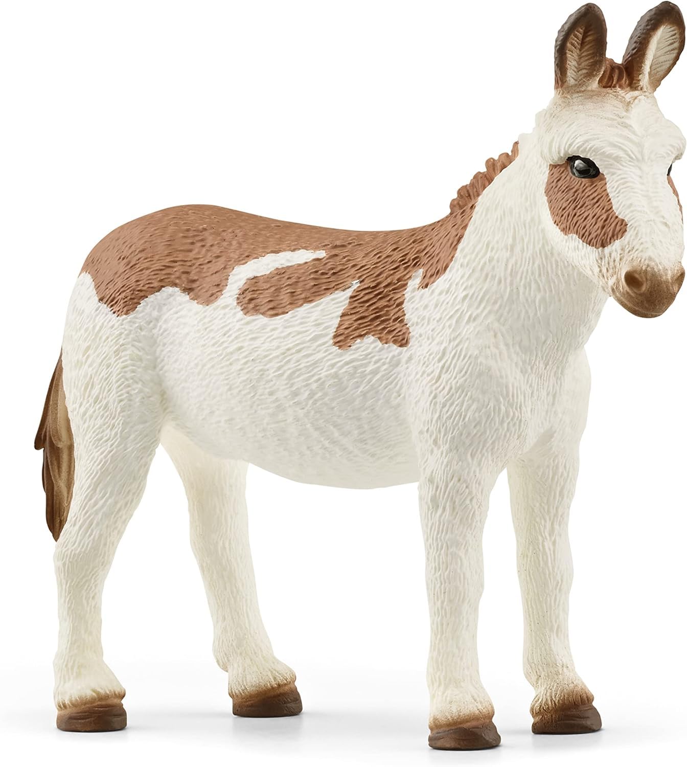 SCHLEICH 13961 American Spotted Donkey, from 3 years FARM WORLD - Figurine, 8 x 2 x 7 cm