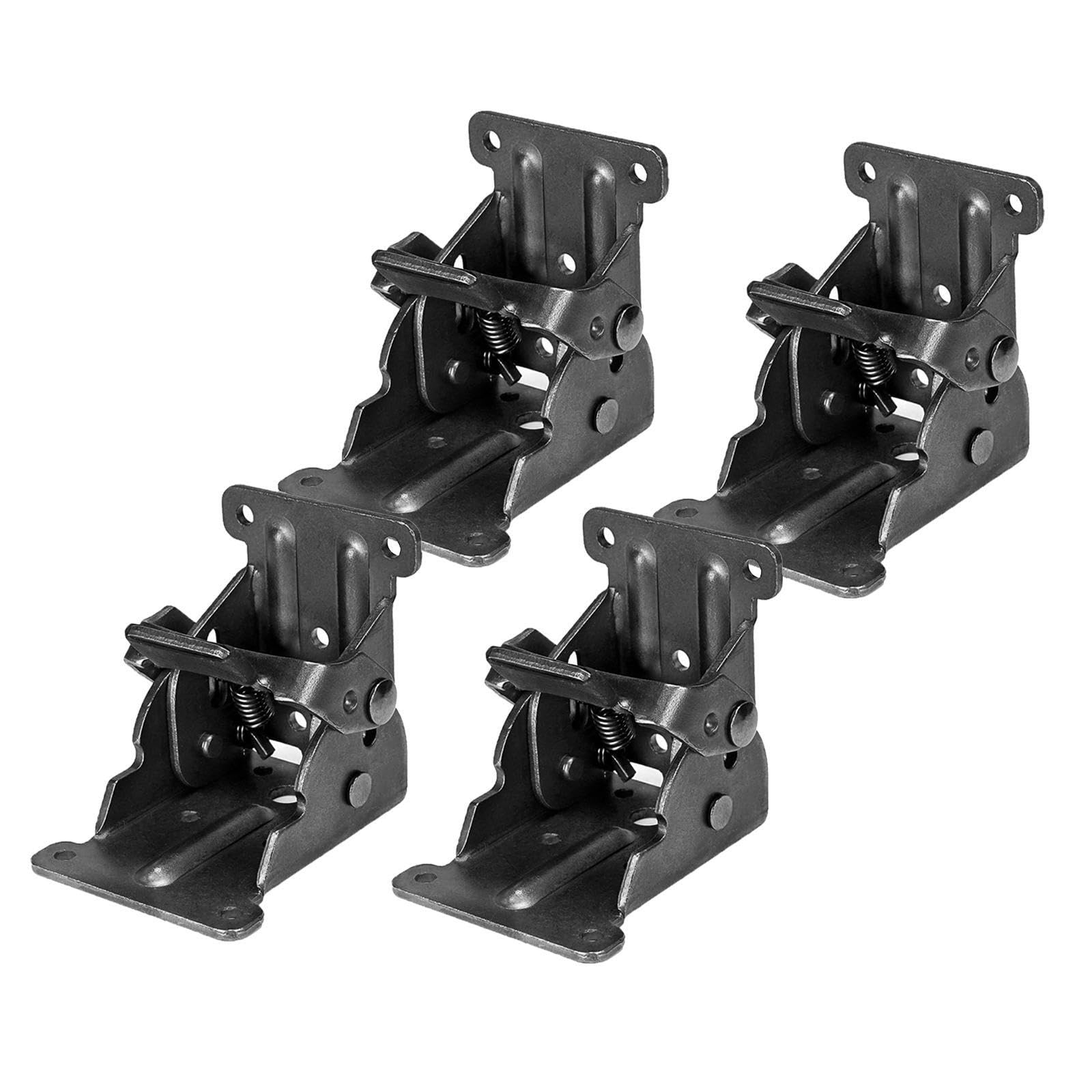 KTUXZCI Folding Hinge Table Leg Brackets Intriguing Supports Innovative DIY Projects and Folding Furniture Solutions Self Brackets with Screws 0 to 90 Degree