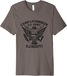 Camp Lemonnier Djibouti Military Base Veteran Vintage Gifts Premium T-Shirt