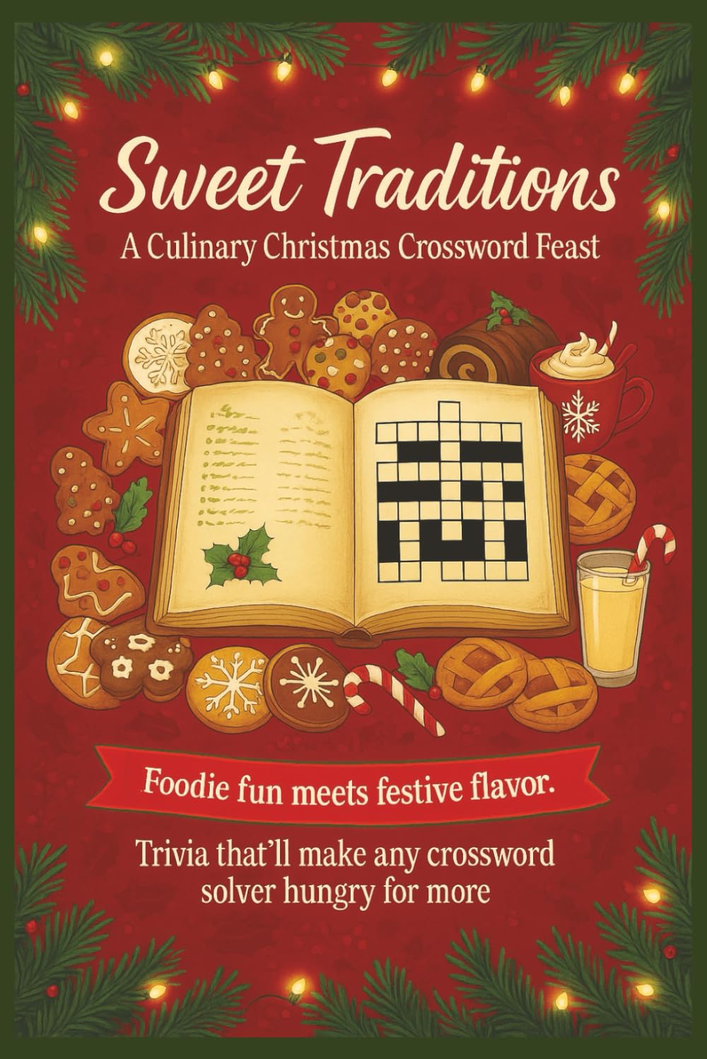 Sweet Traditions: A Culinary Christmas Crossword Feast: 50+ Christmas Food and Baking Crossword Puzzles for Foodies, Home Cooks and Holiday Dessert Lovers