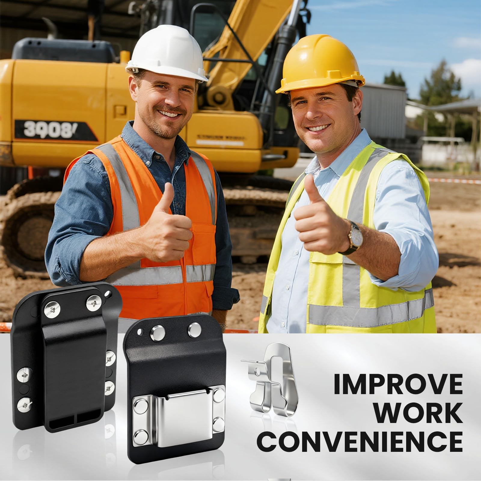 Porte-perceuse pour ceinture à outils