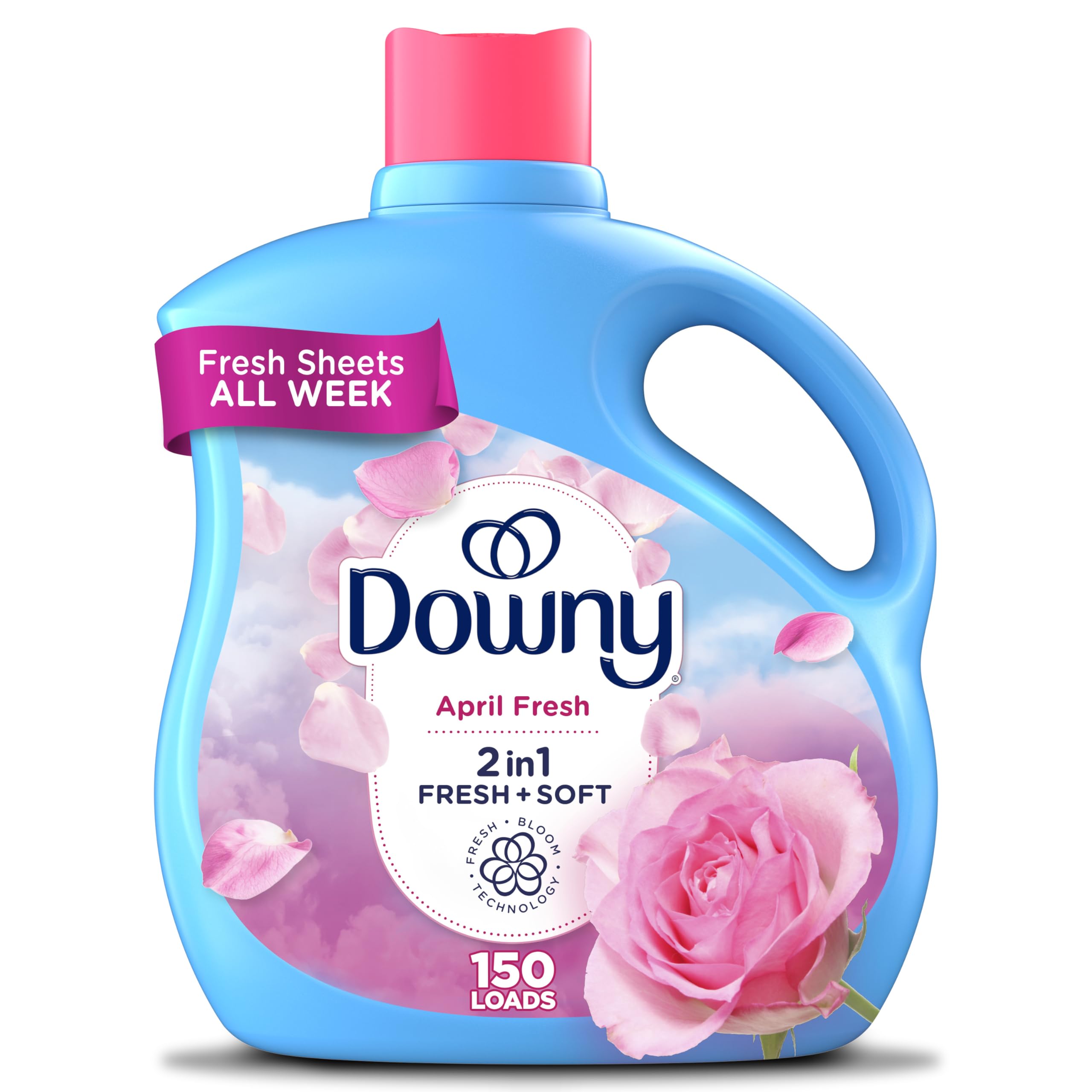 Downy Fabric Softener Liquid, April Fresh Scent, 111 fl oz, 150 Loads