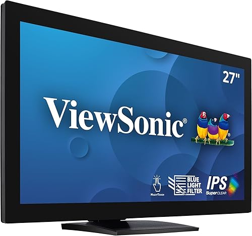 Miniatura 9 de ViewSonic TD2465 Monitor de pantalla táctil de 24 pulgadas 1080p con ergonomía avanzada, entradas HDMI y USB