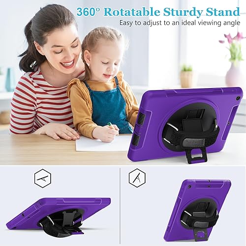 Miniatura 4 de Funda para iPad de 65 generación Miesherk STOCK iPad de 97 pulgadas 20182017 funda protectora de grado militar para iPad Air 2 de 97 pulgadas con