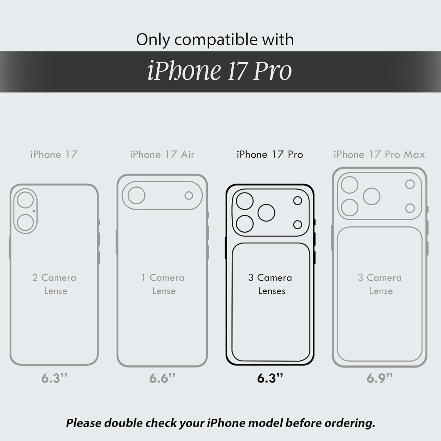 Cocomii Retangle Case for iPhone 17 Pro, Compatible with MagSafe, Pearlescent Opal - Image 6