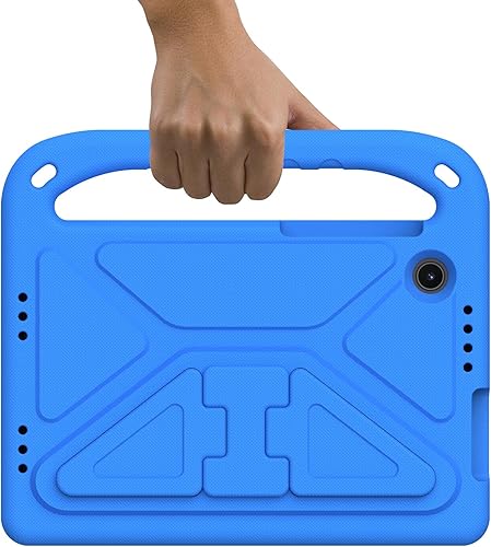 Miniatura 5 de Funda para niños TCL Tab 8 LE (8.0 pulgadas) modelo 9137W EVA mango a prueba de golpes peso ligero cubierta de soporte, azul